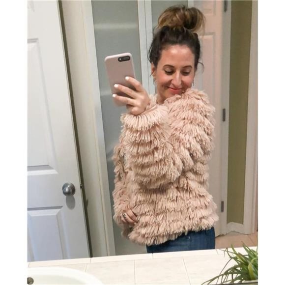 Women's Fall Open Front Cardigan Faux Fur Coat Vintage Parka Shaggy Jacket Coat - Picture 4 of 6